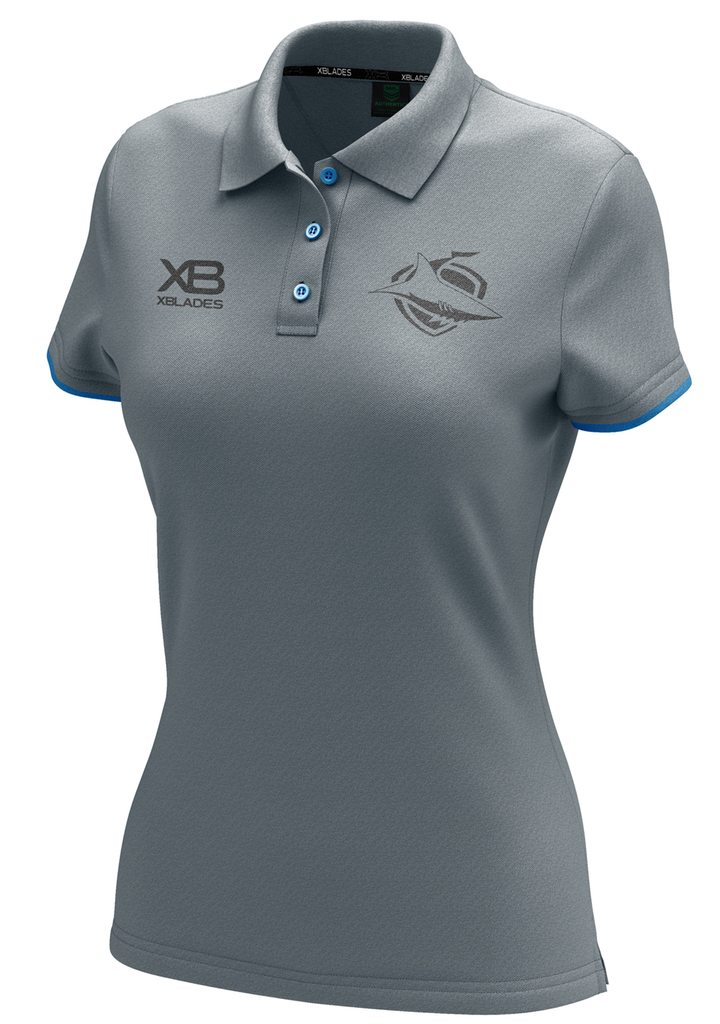 Xblades Womens Cronulla Preseason Polo 2019 <br> CROPRPL19W