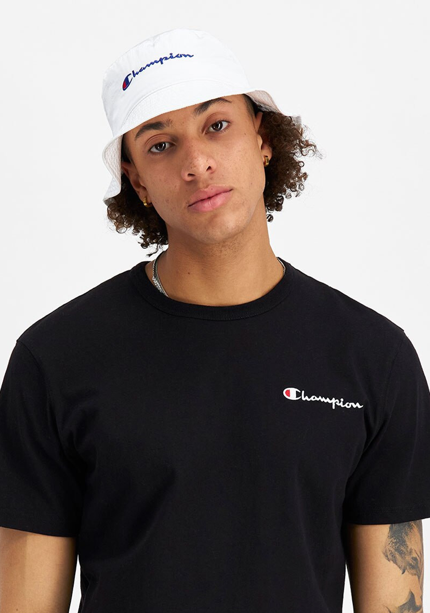 Champion Nylon Bucket Hat White