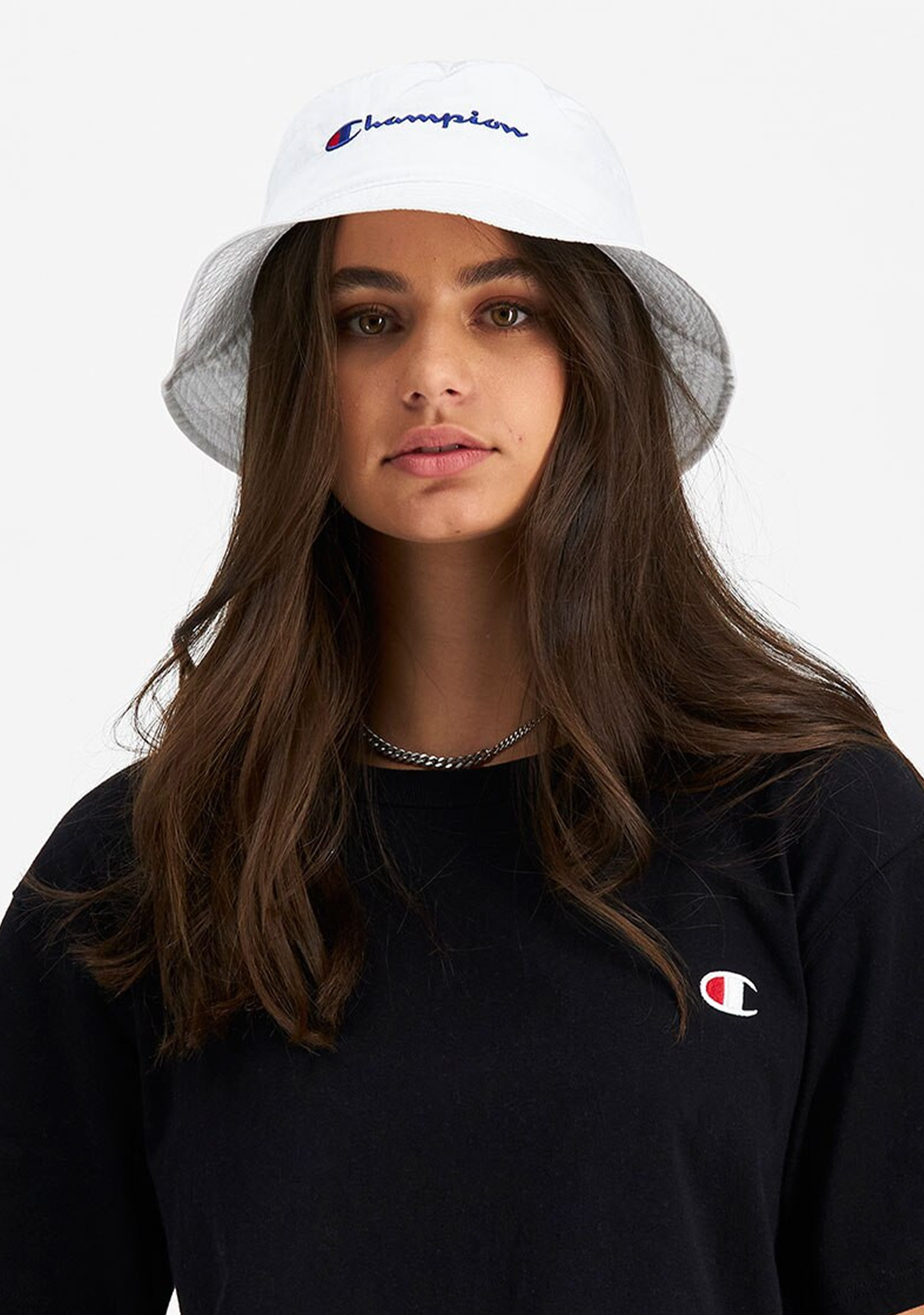Champion Nylon Bucket Hat White