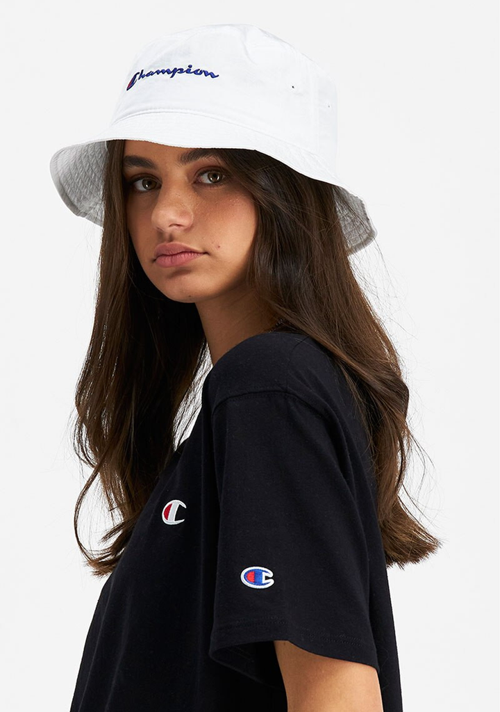 Champion Nylon Bucket Hat White