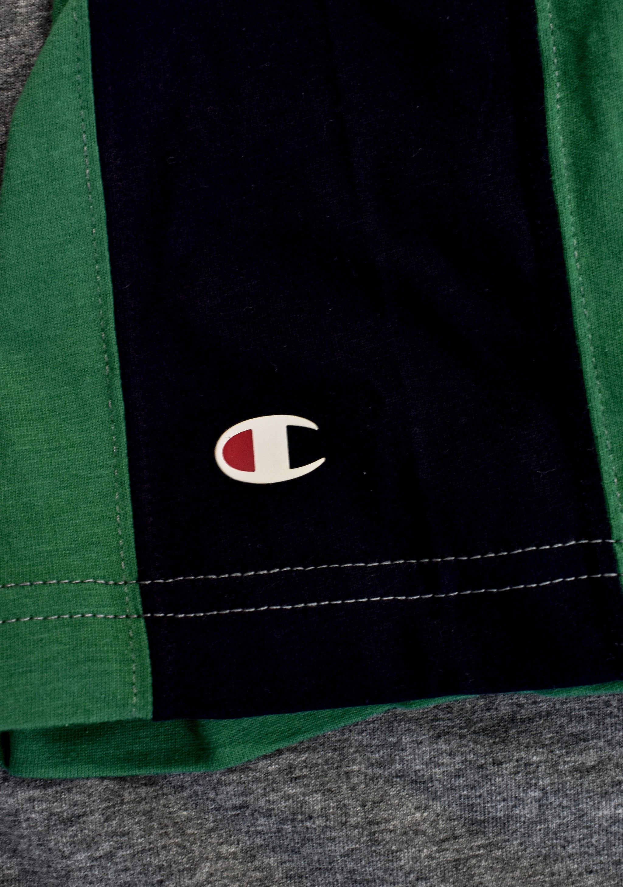 Champion Mens EU Mod Block Tee Green