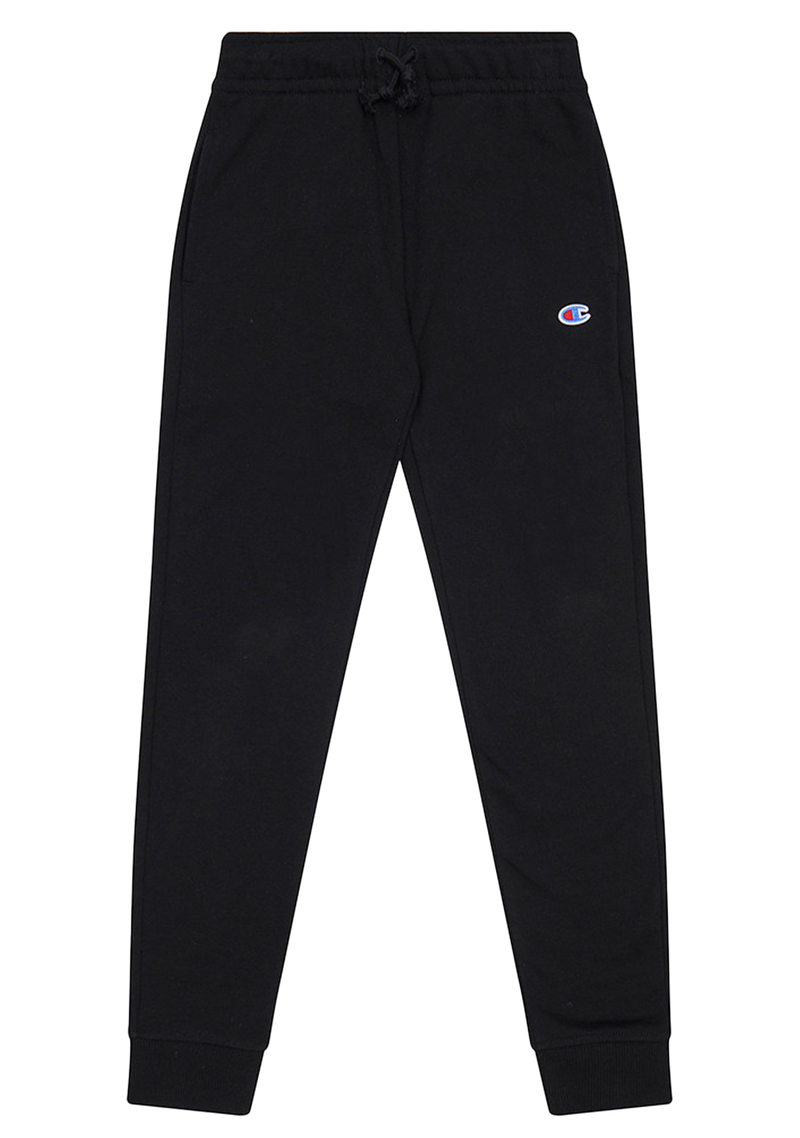CHAMPION JUNIOR FRENCH TERRY SCRIPT PANT <br> KW4PN BLK