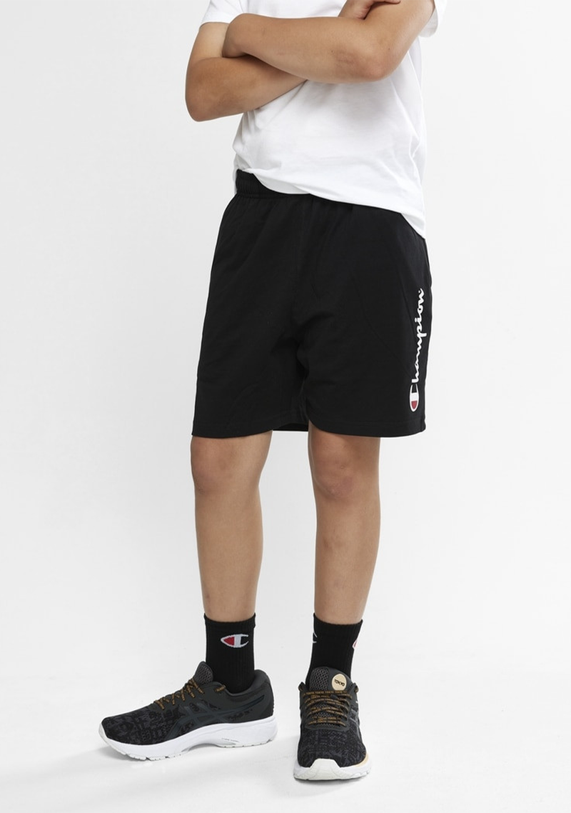 Champion Junior Script Jersey Shorts <BR> KX8VN