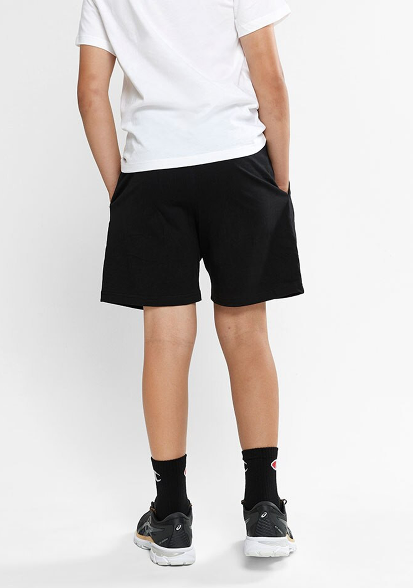 Champion Junior Script Jersey Shorts Black